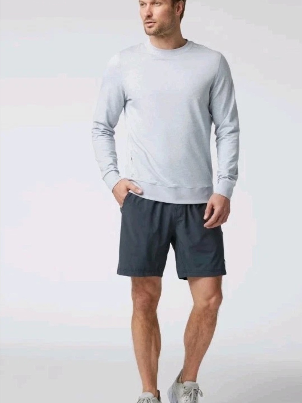 Vuori Ponto Performance Crew Neck Top Men's M Heather Grey
DreamKnit Lightweight